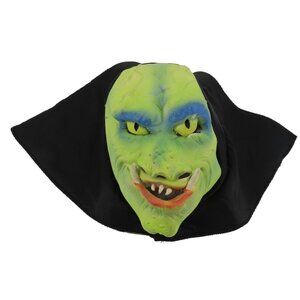 Be Something Studio Adult OS Swamp Creature Fangs Black Collar Mask 1986 BSS